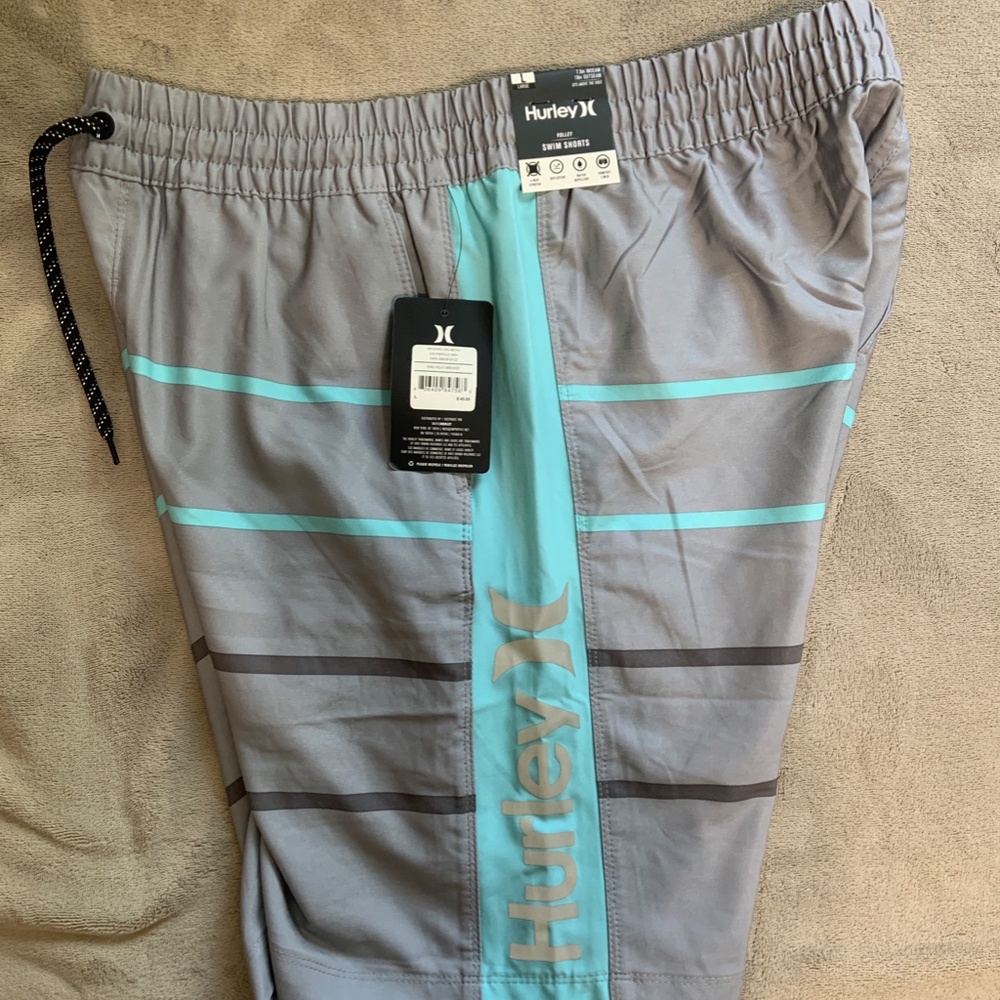 Mens Hurley Swim Trunks (L) -NWT